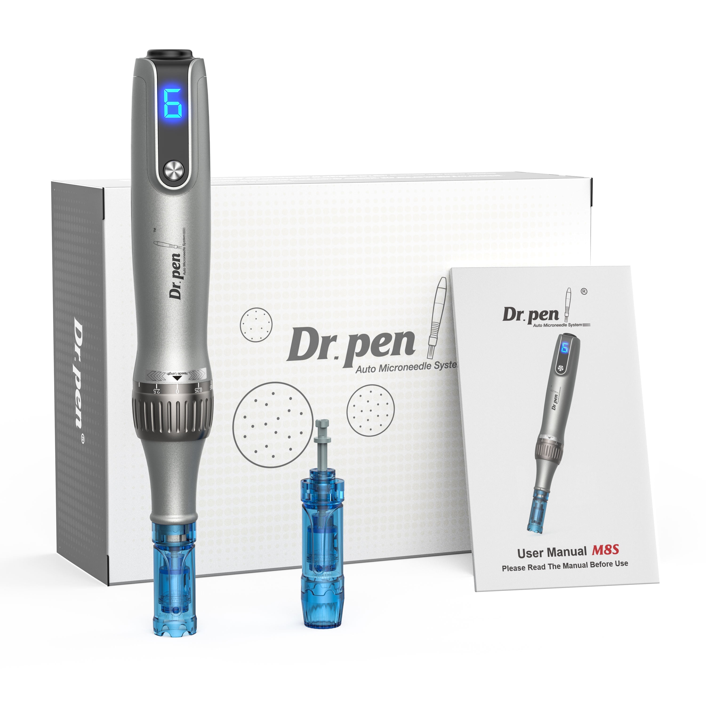 Dr. Pen Microneedling M8S with 20PCS Cartridges Kit Replacement