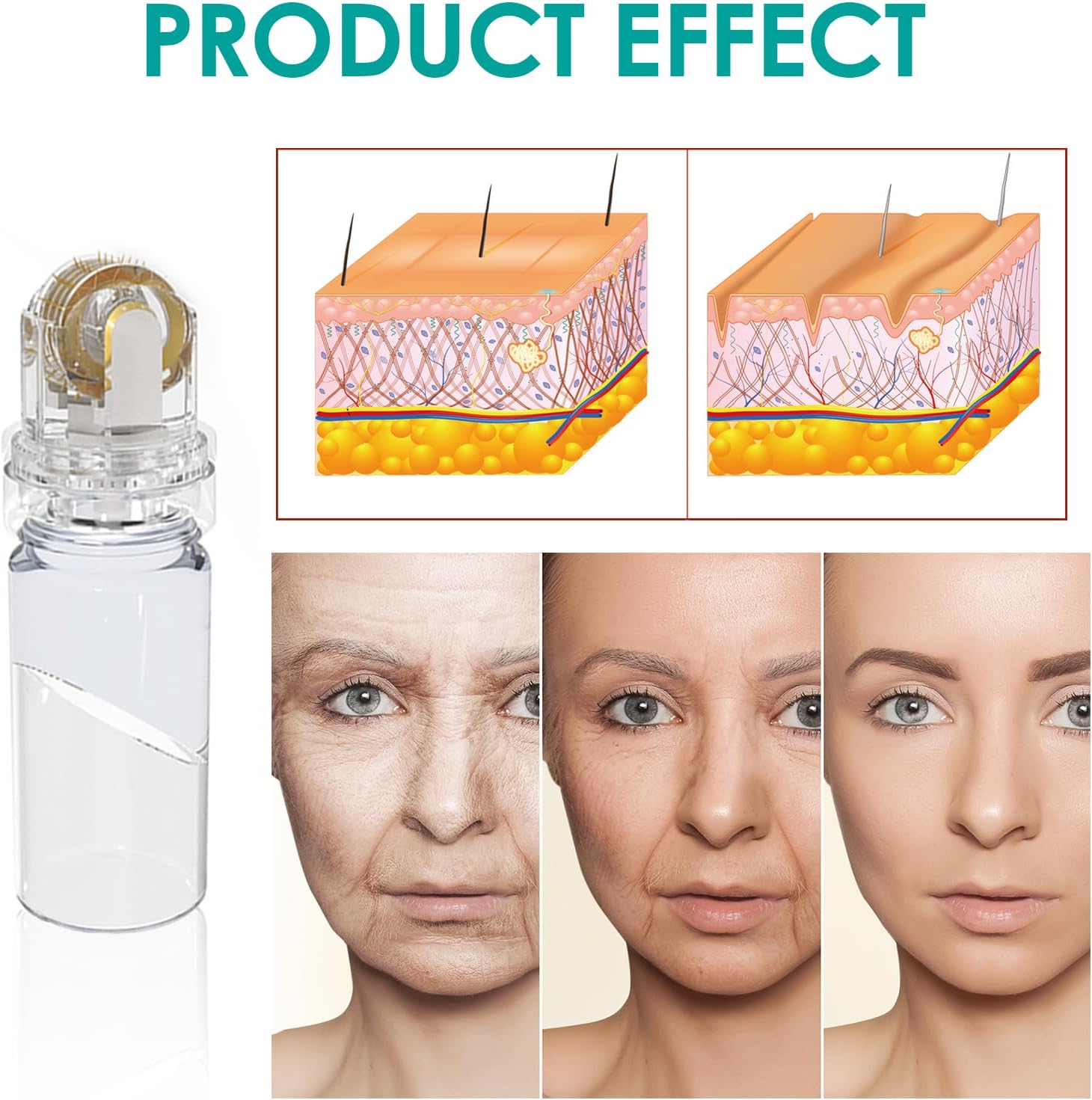 Hydra Needle 64 Derma Stamp Microneedling Anti-aging