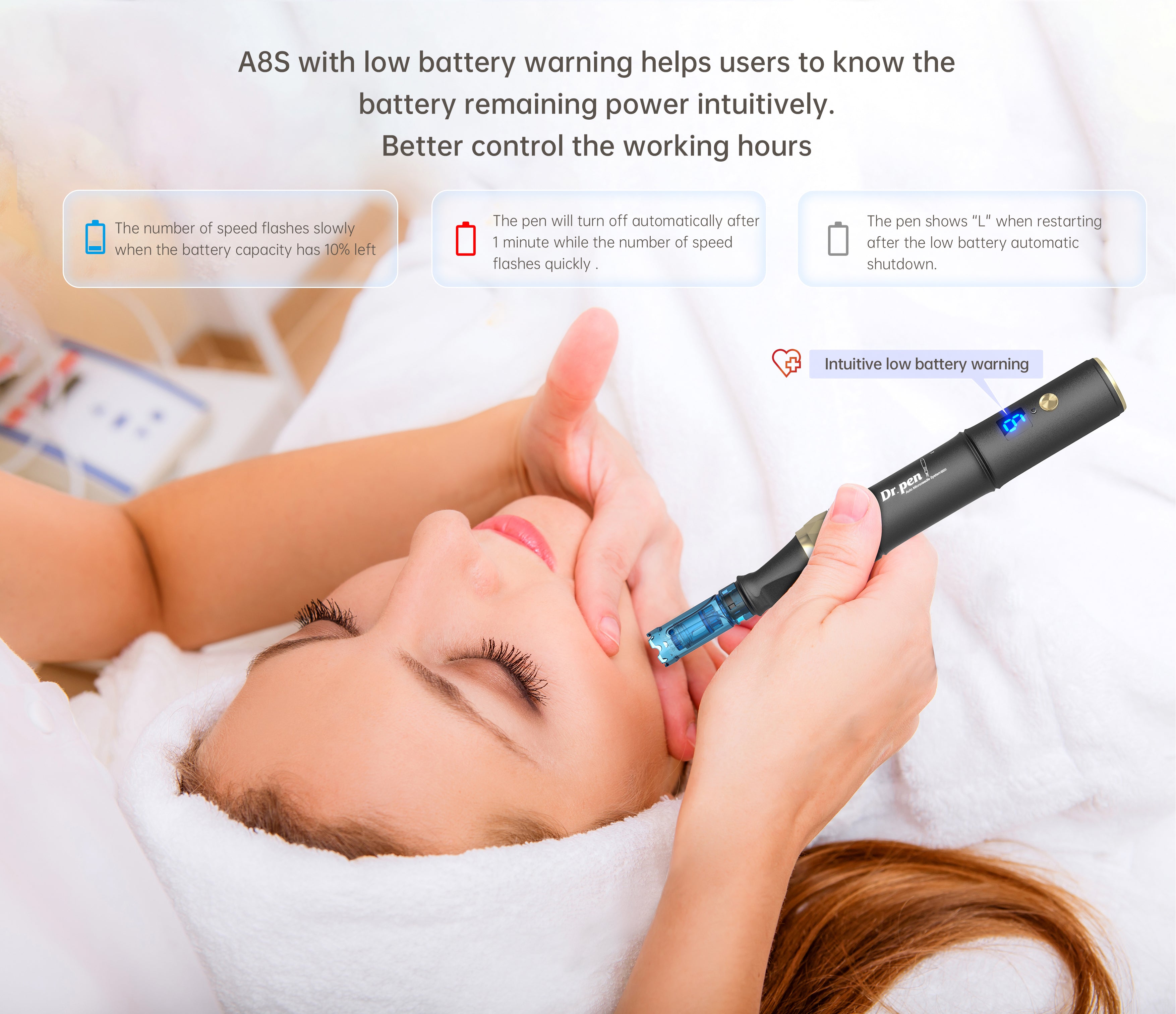 Dr. Pen A8S Ultima Pro Microneedling Pen At Home