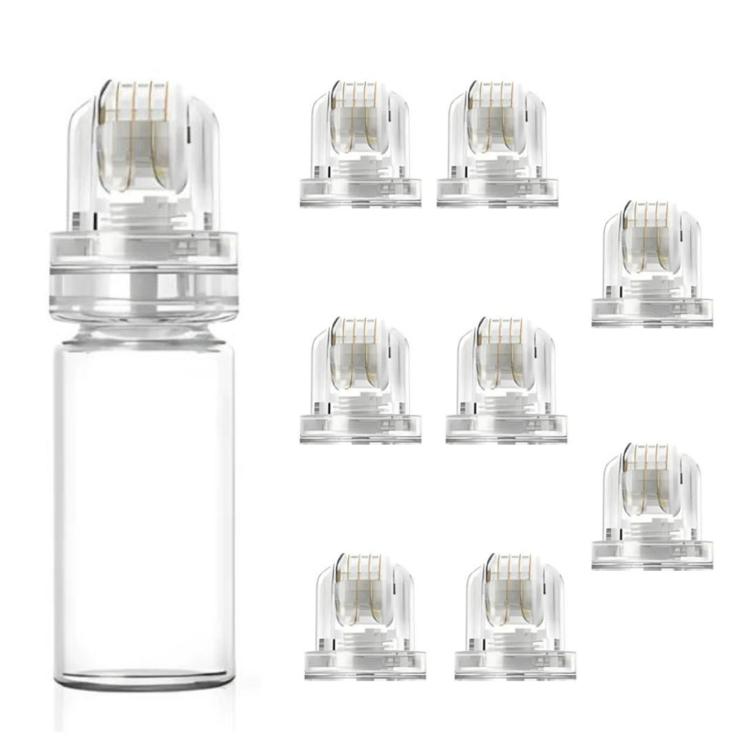 Hydra Needle 64 Derma Stamp Microneedling With 8pcs Replacement Head