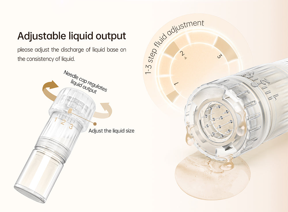 Hydra Pen H5 - Gold Microneedling Hydra Needle Pen With 20PCS Cartridges