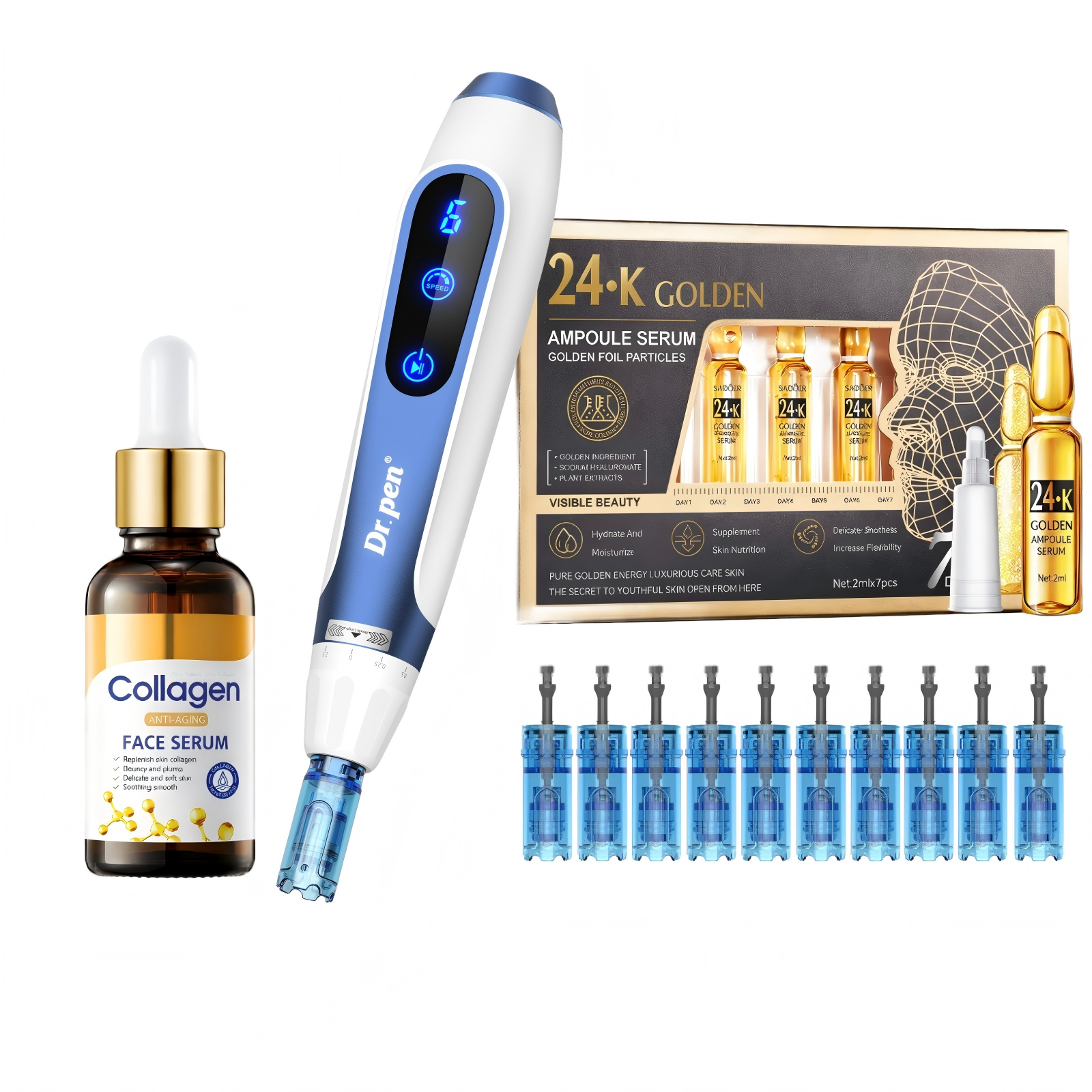Dr. Pen A11 Microneedling Pen Acne Recovery Routine Skin Repair Kit