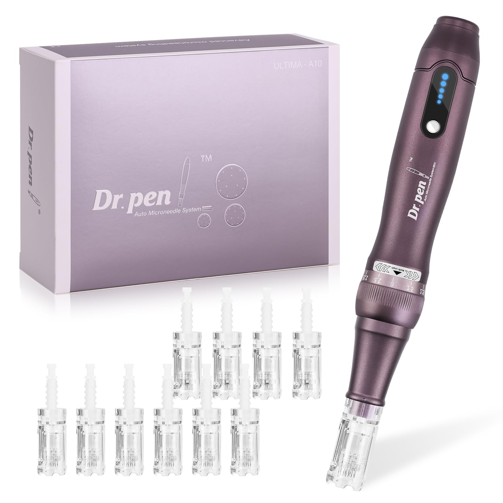 Dr.Pen A10 Wireless Microneedling Pen With 10 Replacement Cartridges