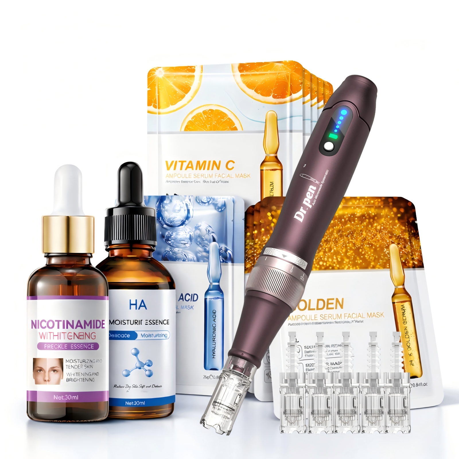 Dr.Pen A10 Wireless Microneedling Pen Bundles Serum Skin Repair Mask