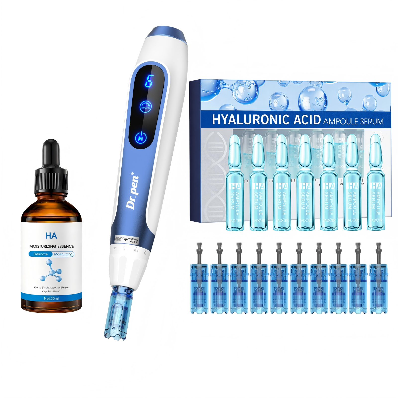 Dr. Pen A11 Microneedling Skin Booster System Hydration Facial Skin Treatment Kit
