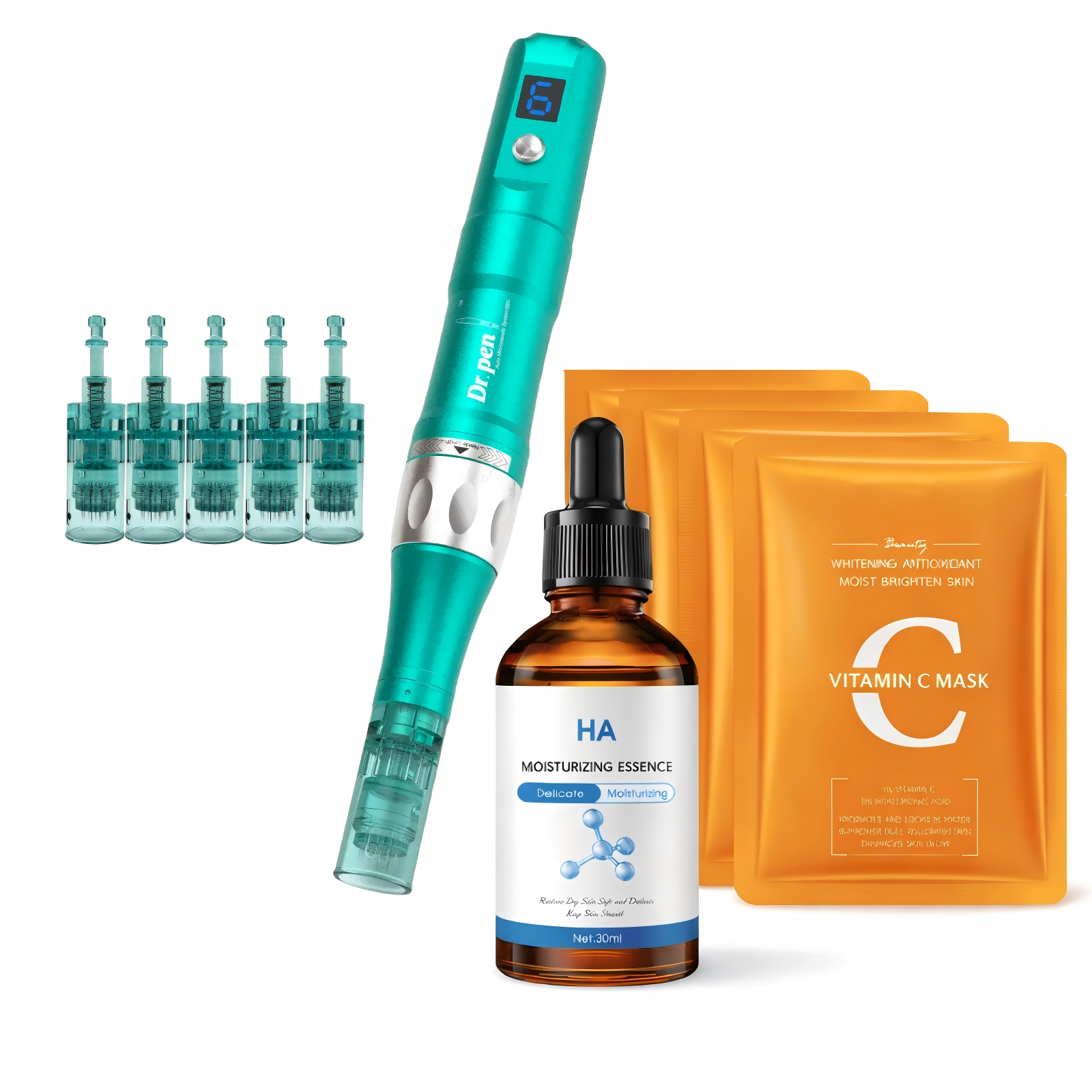 Dr. Pen A6S Smart Microneedling Pen Complete Bundle Repair Mask