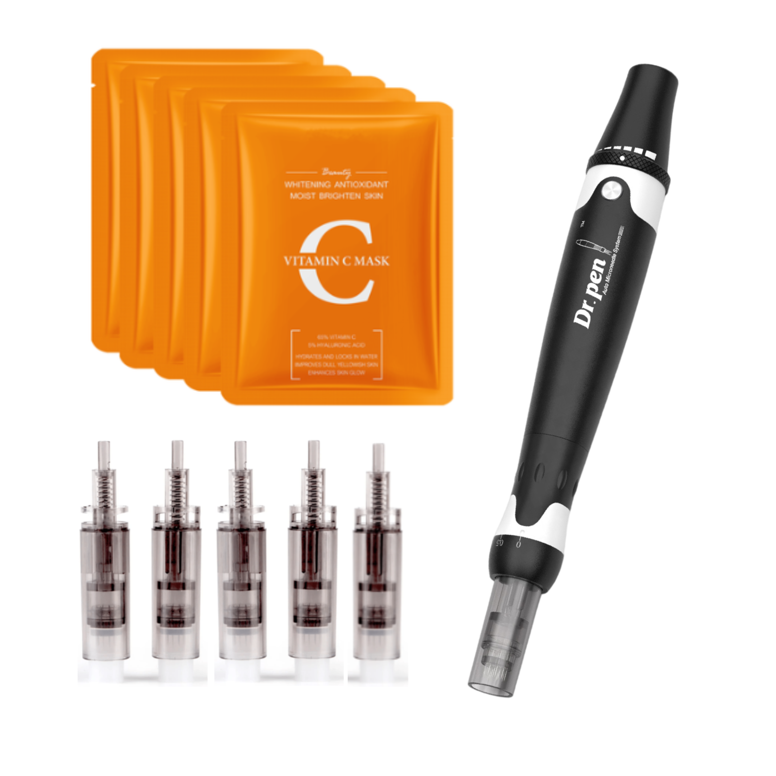 Dr. Pen A7 Microneedling Pen With 5PCS Cartridges 5 Face Mask
