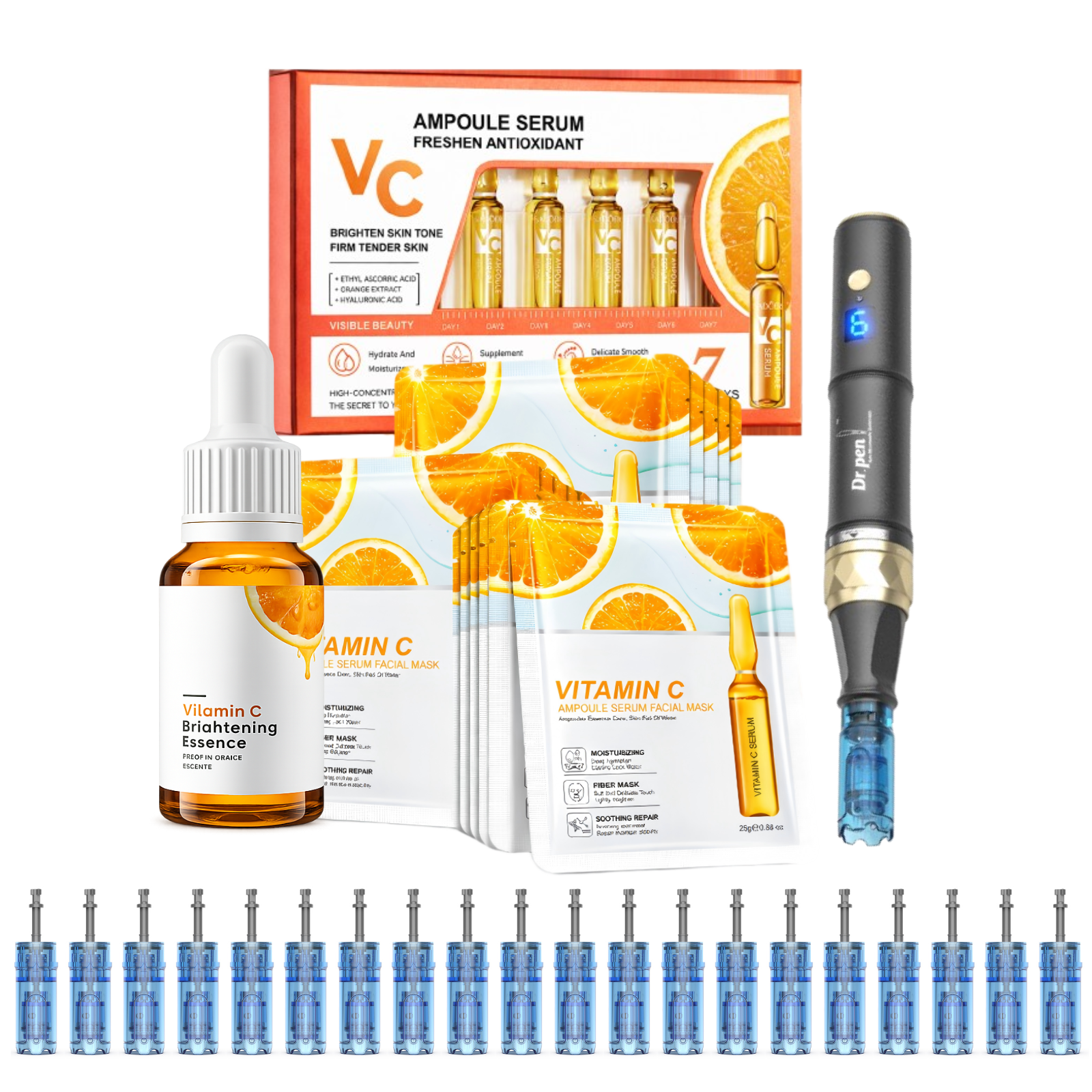 Dr. Pen A8S Ultima Pro Microneedling Pen Bundle Acne Recovery Routine