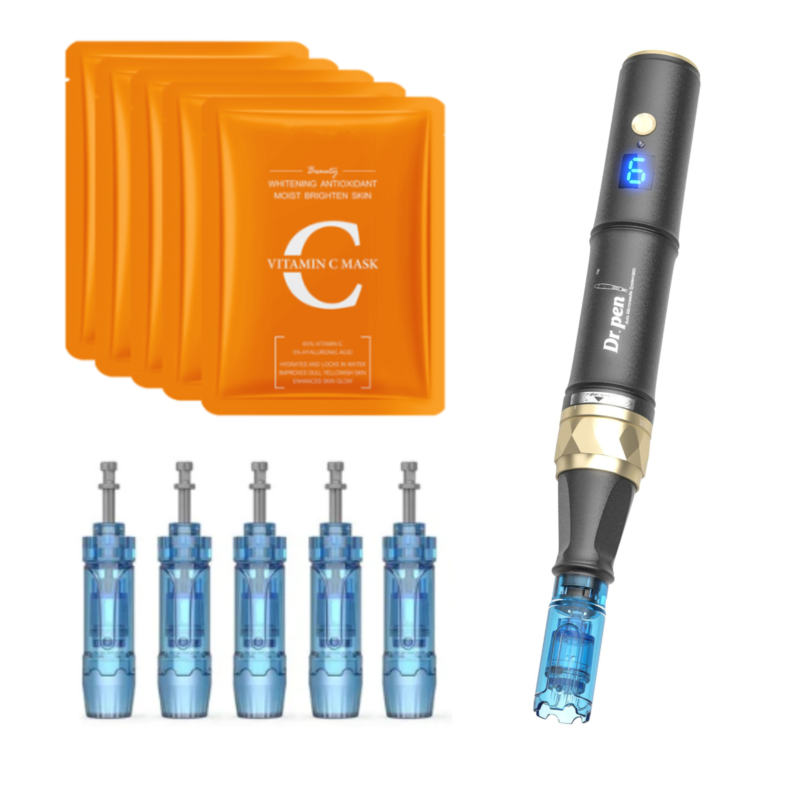 Dr. Pen A8S Ultima Pro Microneedling Pen 5 Cartridges+ 5 Face Mask