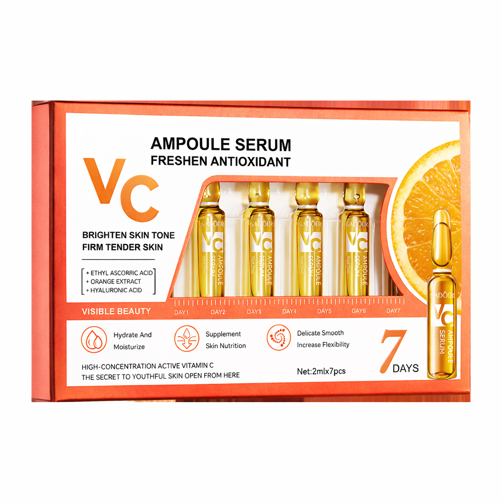 7-Day VC Ampoule Serum – Brightening & Moisturizing Vitamin C