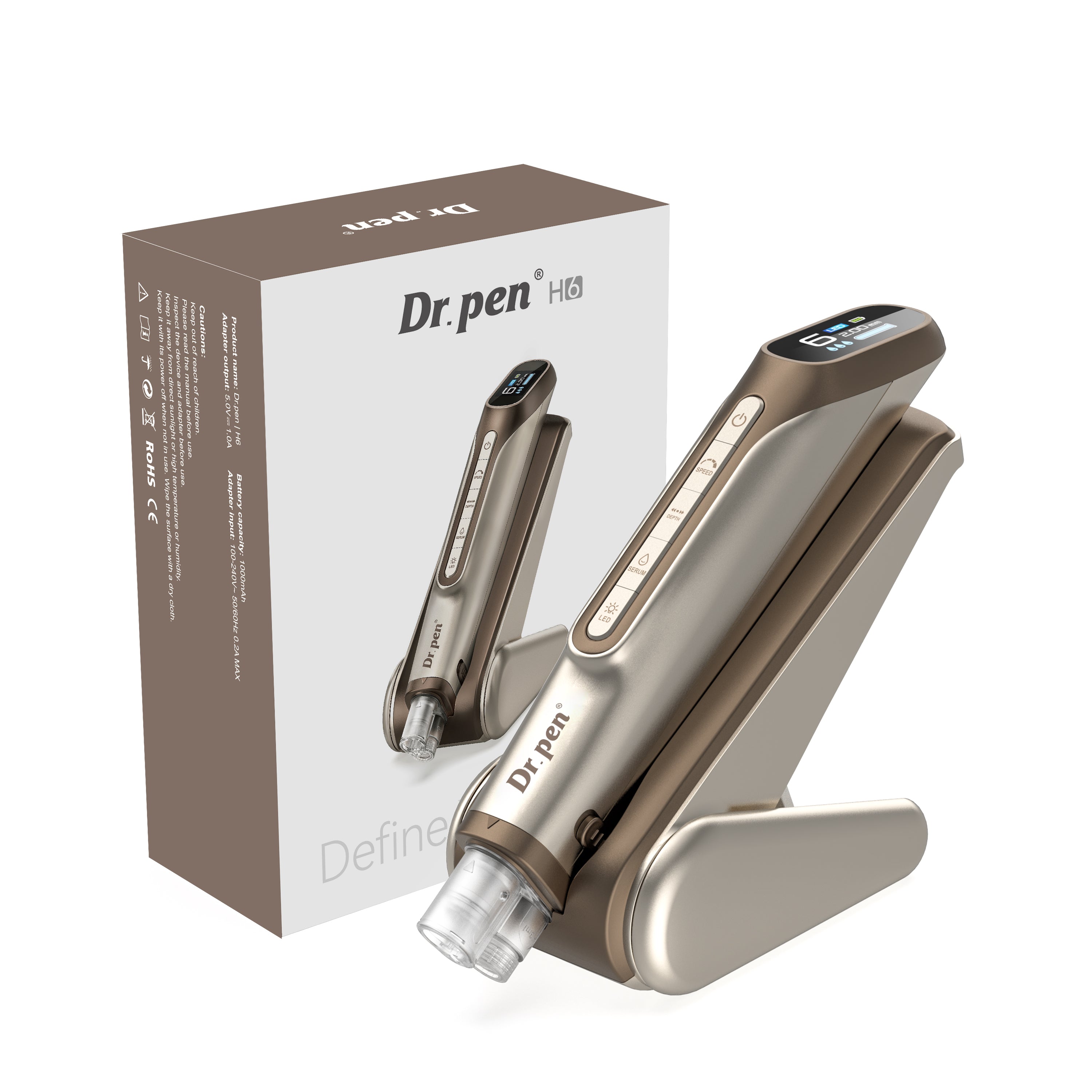 Dr. Pen H6 Light Therapy Microneedling Pen New 2025