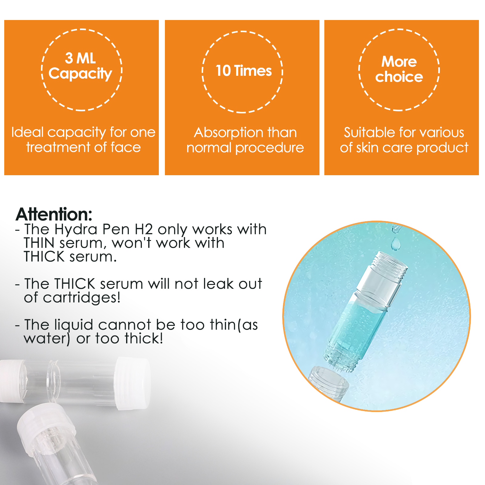 Hydra Pen H2 Microneedle Cartridges 20pcs