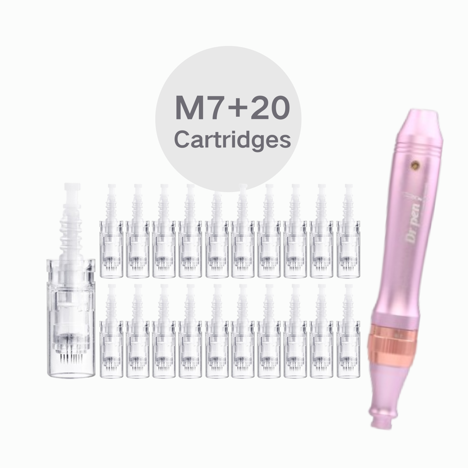 Dr. Pen Ultima M7 Micro Needling Derma Pen - Including 20 Pcs Cartridges