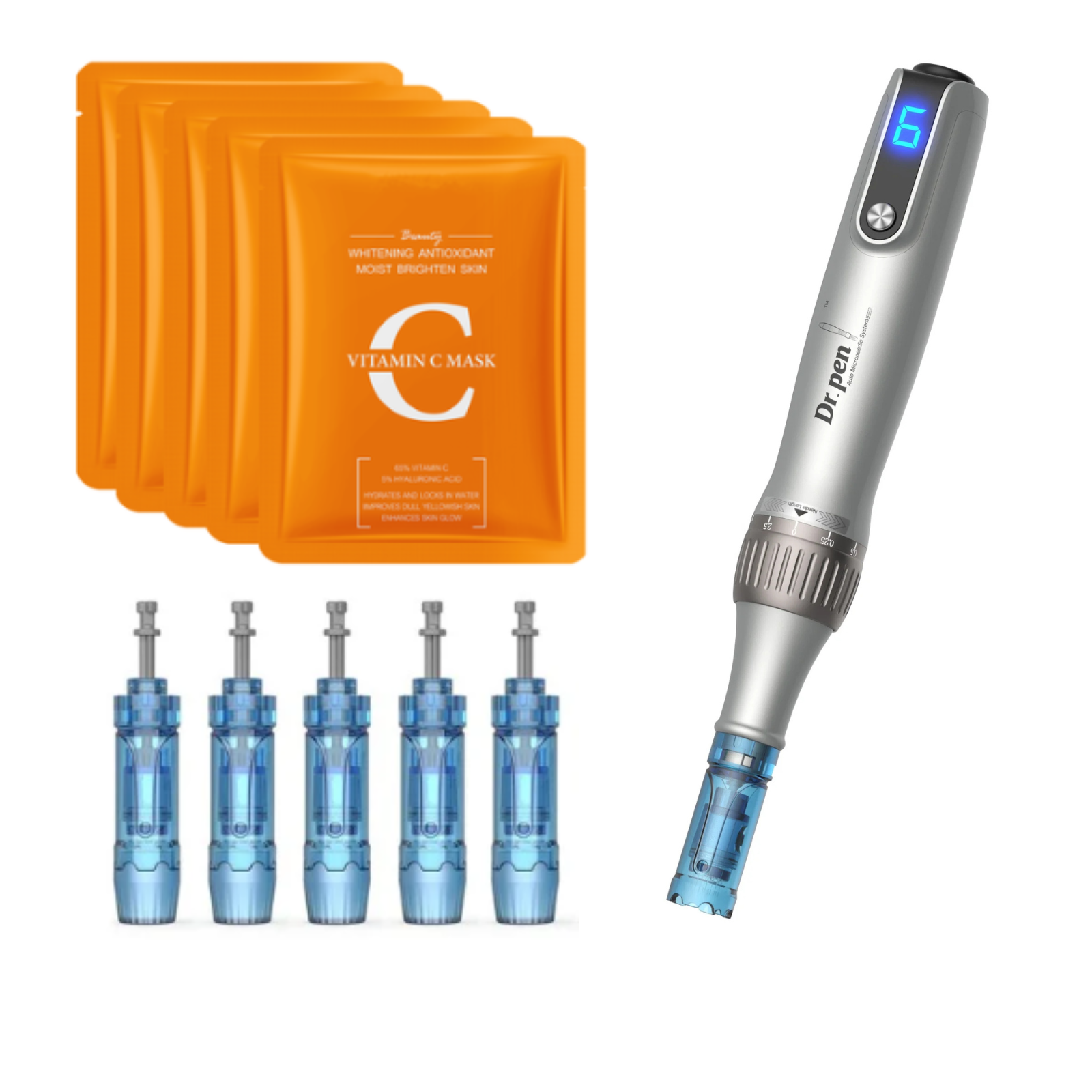 Dr. Pen Ultima M8 Microneedling Kit + Vitamin C Facial Mask