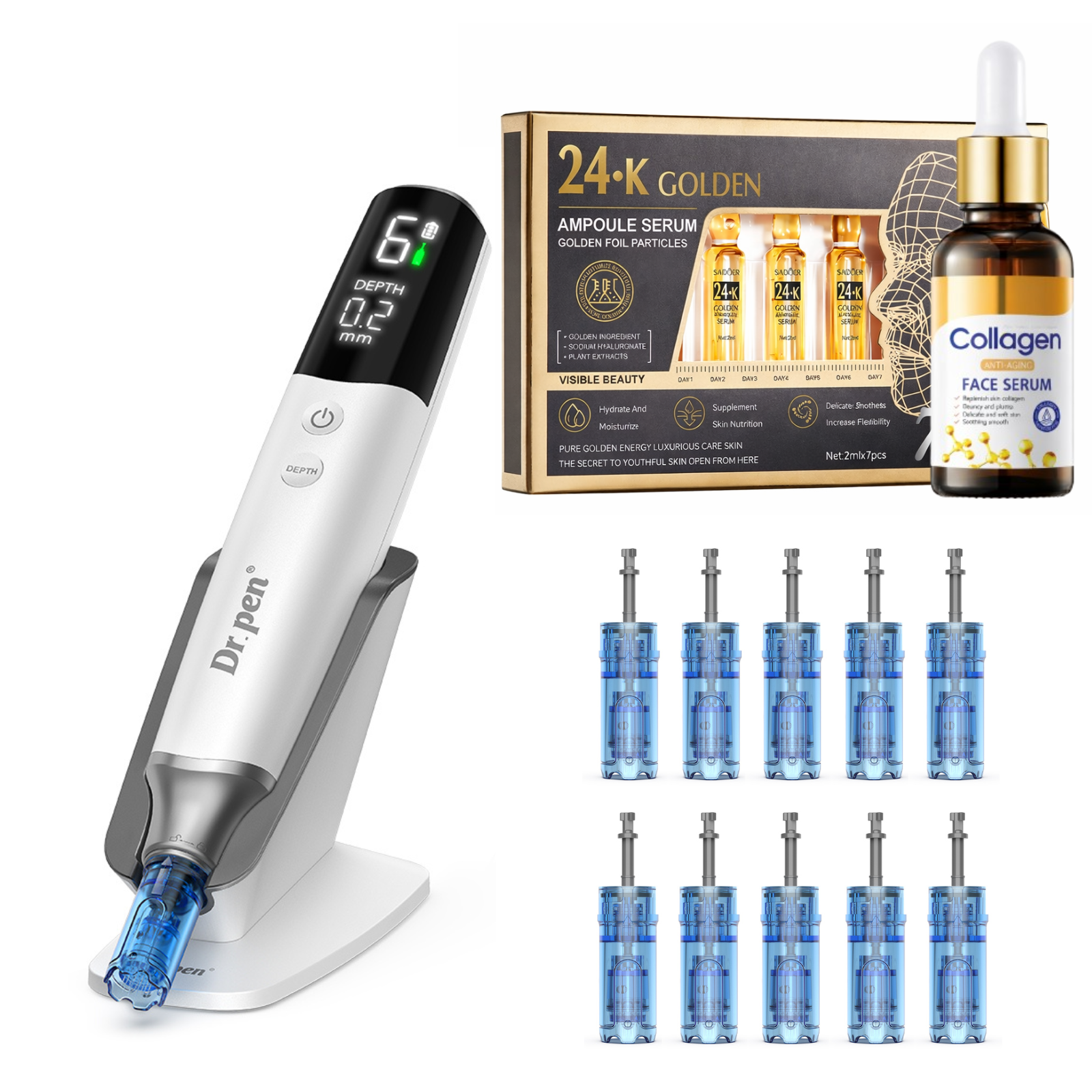 Dr. Pen M9 Microneedling Pen Acne Recovery Routine Skin Repair Kit