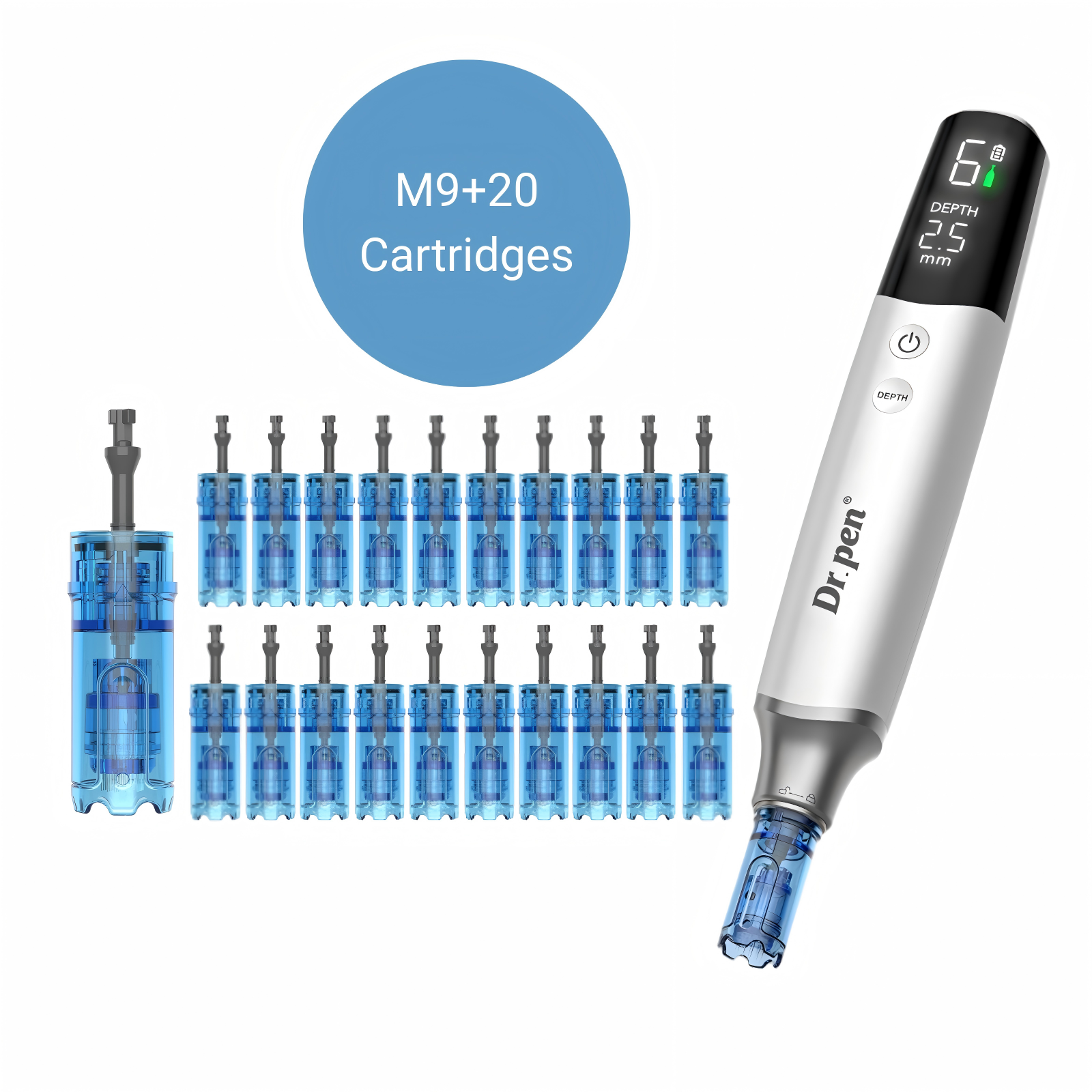 Dr. Pen M9 Microneedling Pen With 20pcs Cartridges