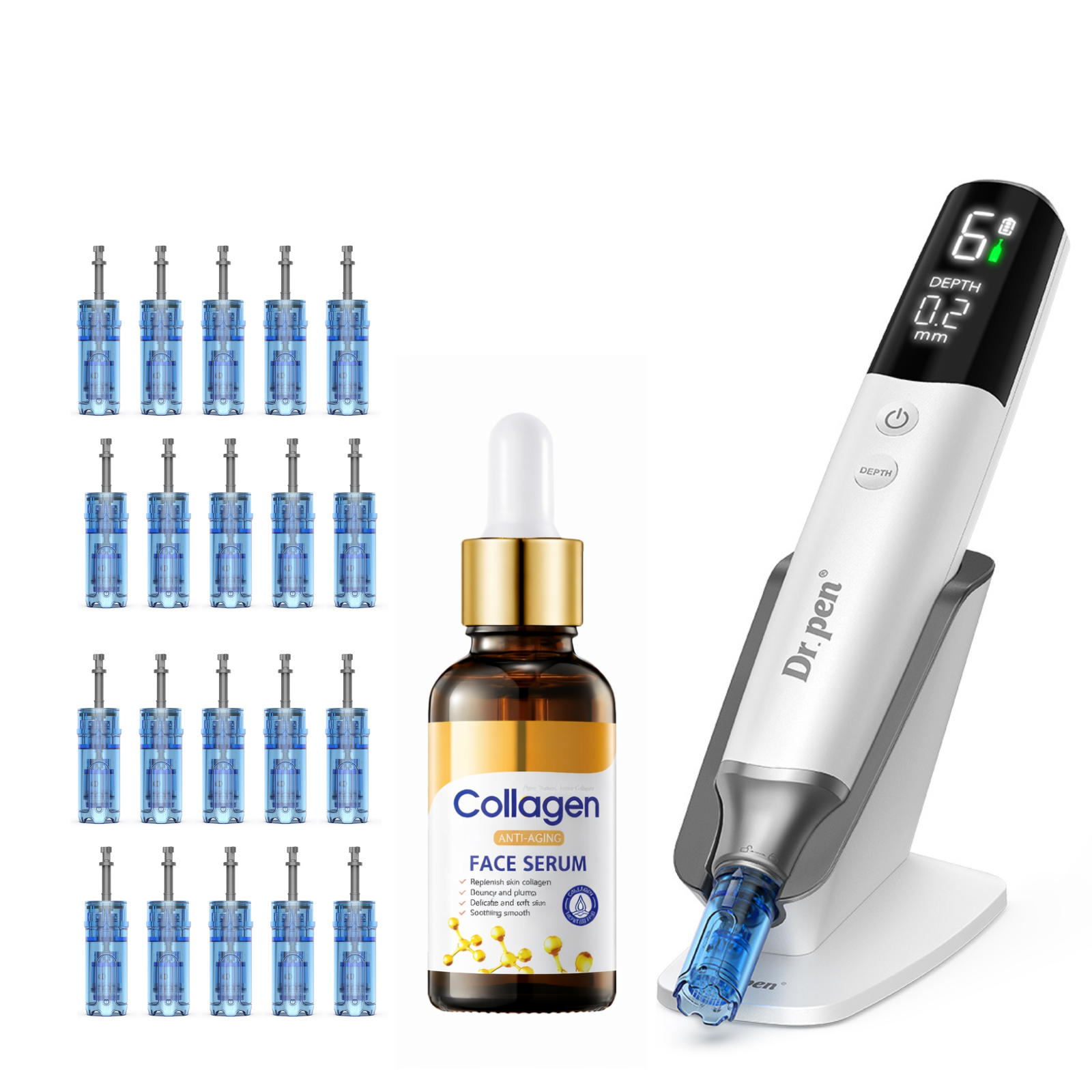 Dr. Pen M9 Microneedling Pen Cartridges Serum Bundle