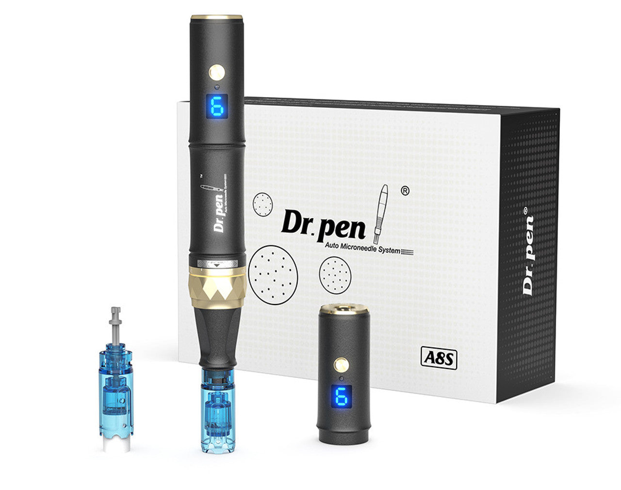 Dr. Pen A8S Ultima Pro Microneedling Pen -Giveaway 10x18pin Replacement Cartridges
