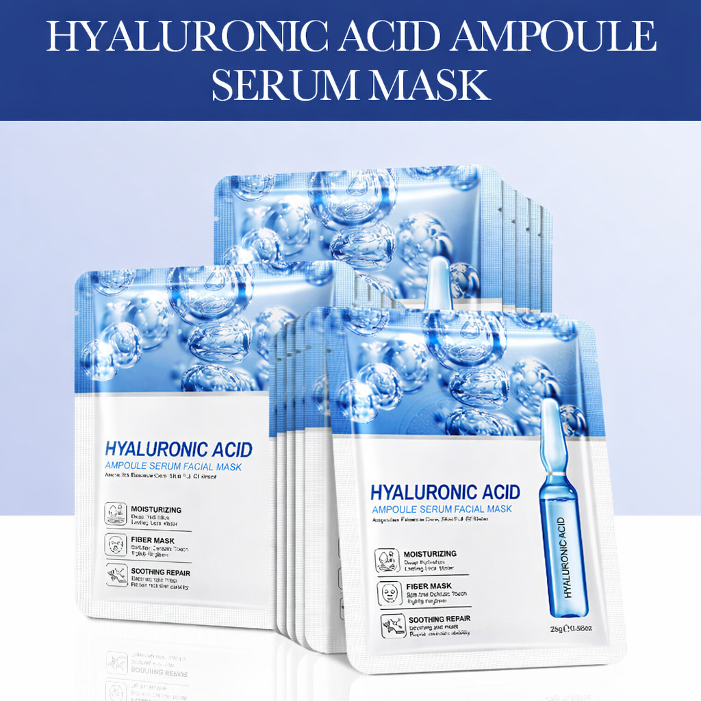 Hyaluronic Acid Ampoule Serum Mask 15PCS