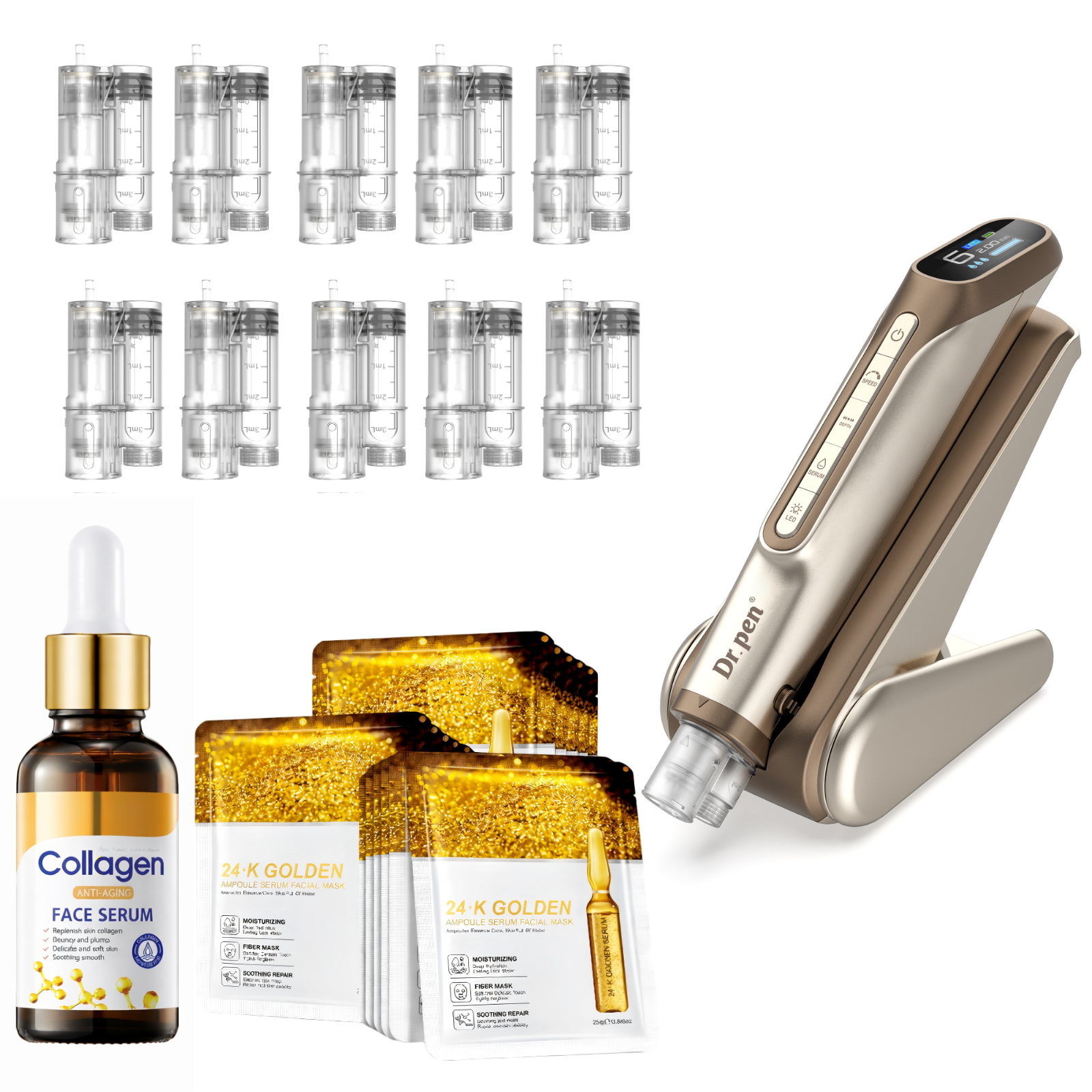 Dr Pen H6 Serum Infusion Microneedling Pen Anti-aging Routine kit