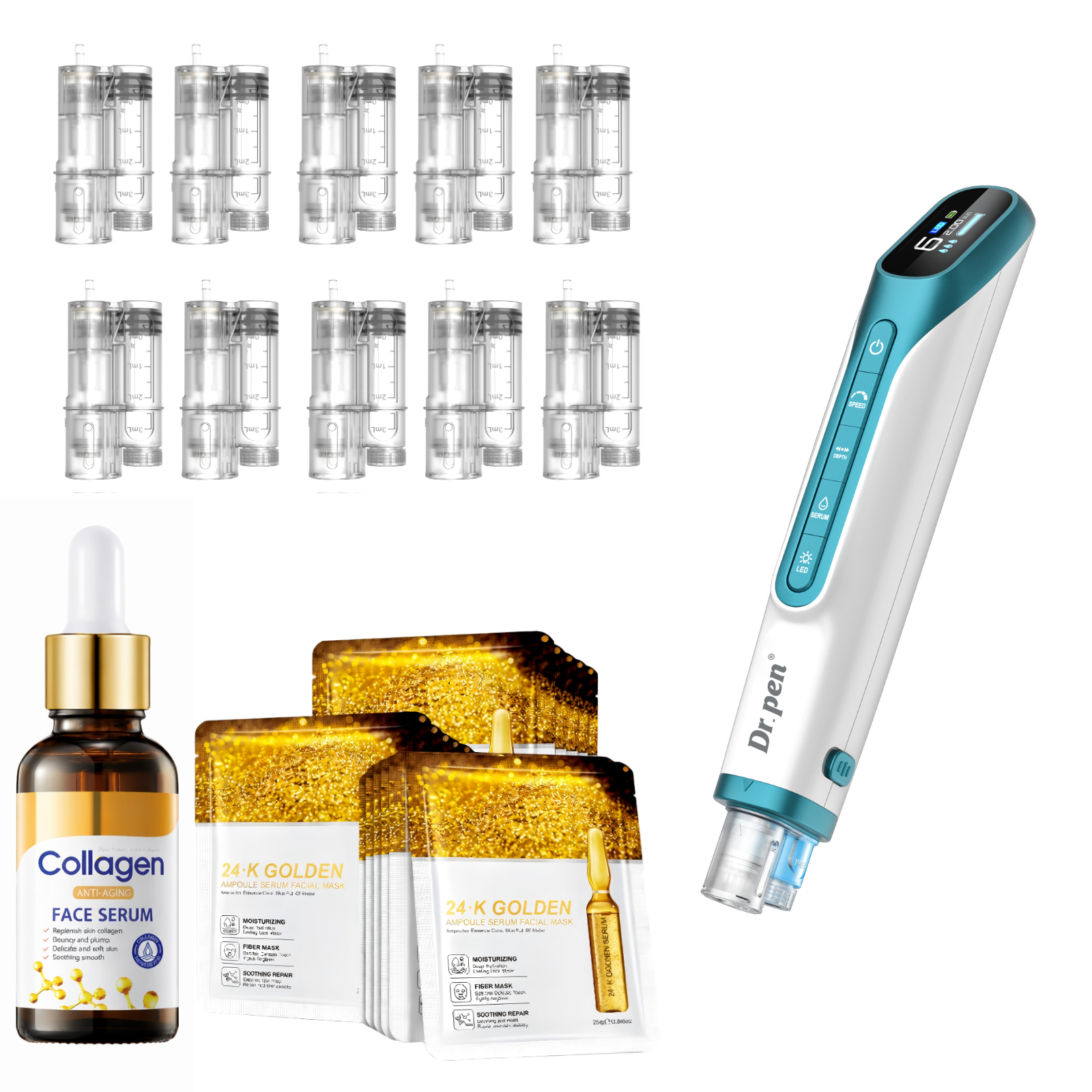 Dr Pen H6 Serum Infusion Microneedling Pen Anti-aging Routine kit