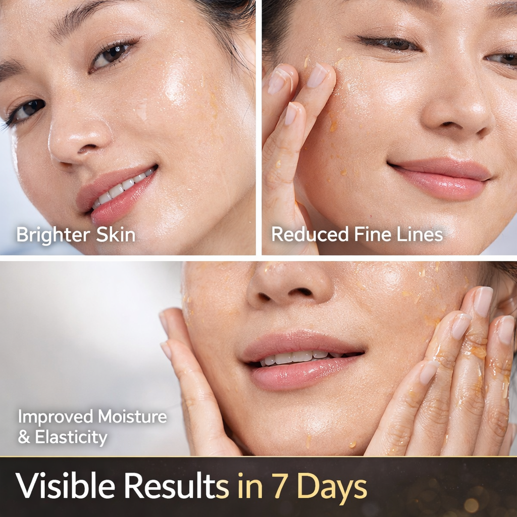 24K Golden Ampoule Serum Set – 7-Day Radiance Boost