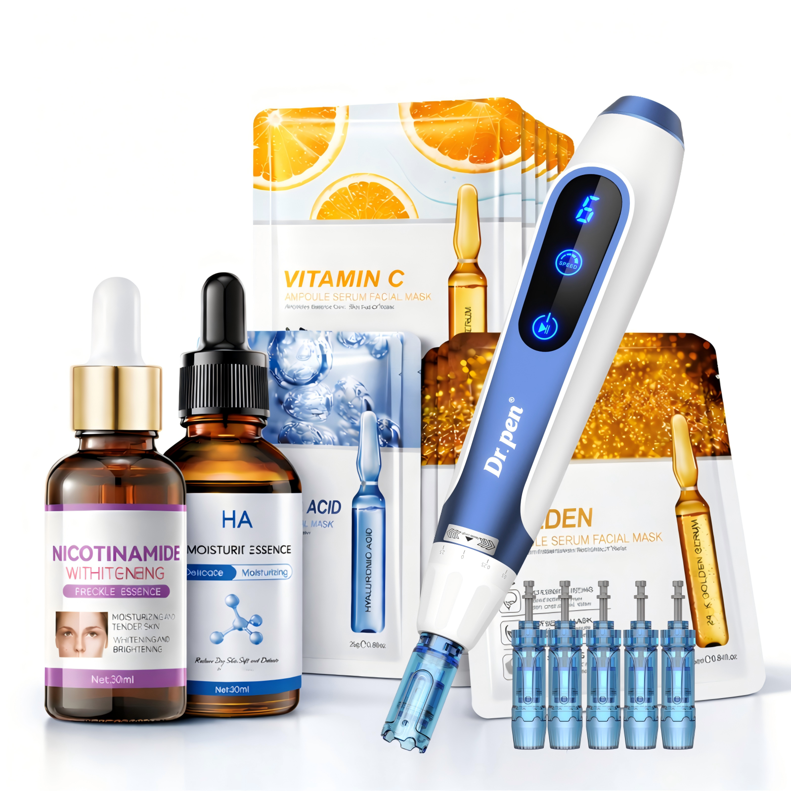 Dr. Pen A11 Complete Microneedling Bundle with Serum & Repair Mask