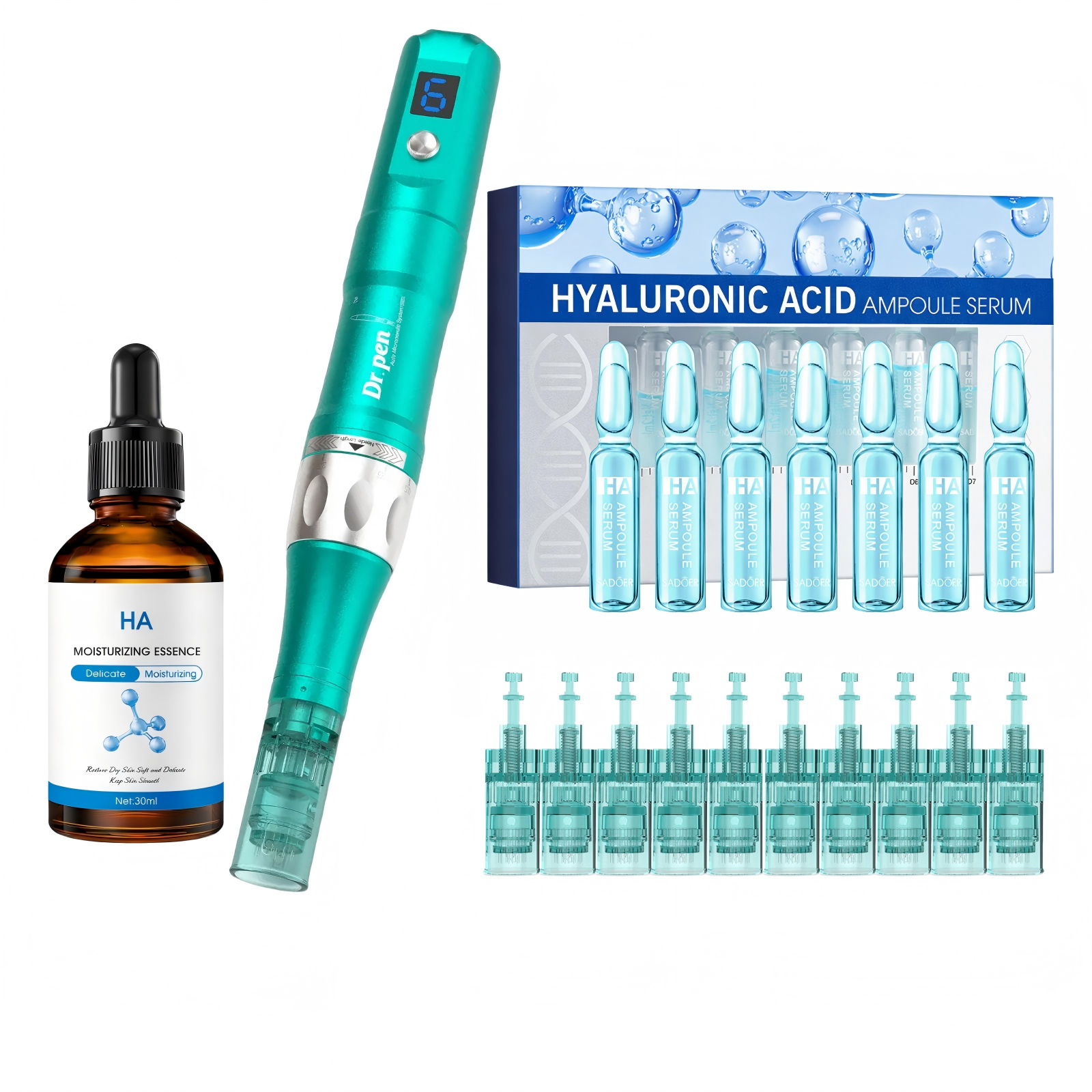 Dr. Pen A6S Microneedling Pen Hydration Skincare Daily Set