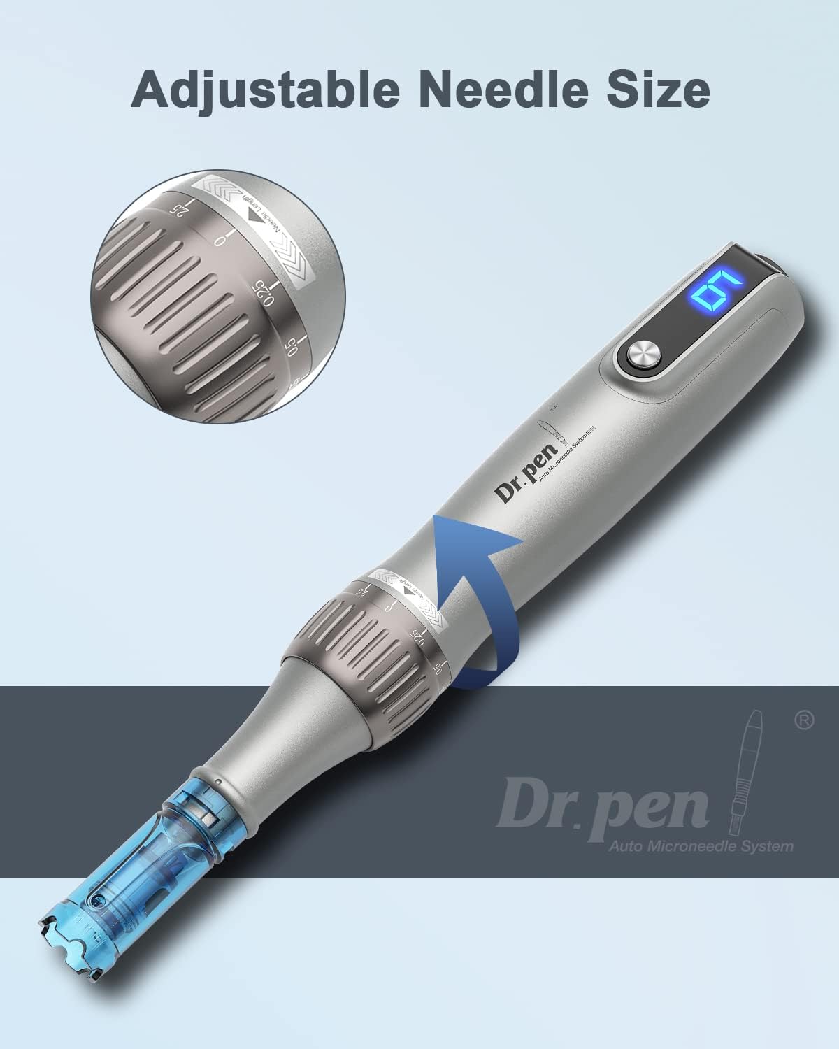 Dr. Pen M8S Microneedling Pen - Including 10 Pcs Replacement Cartridges