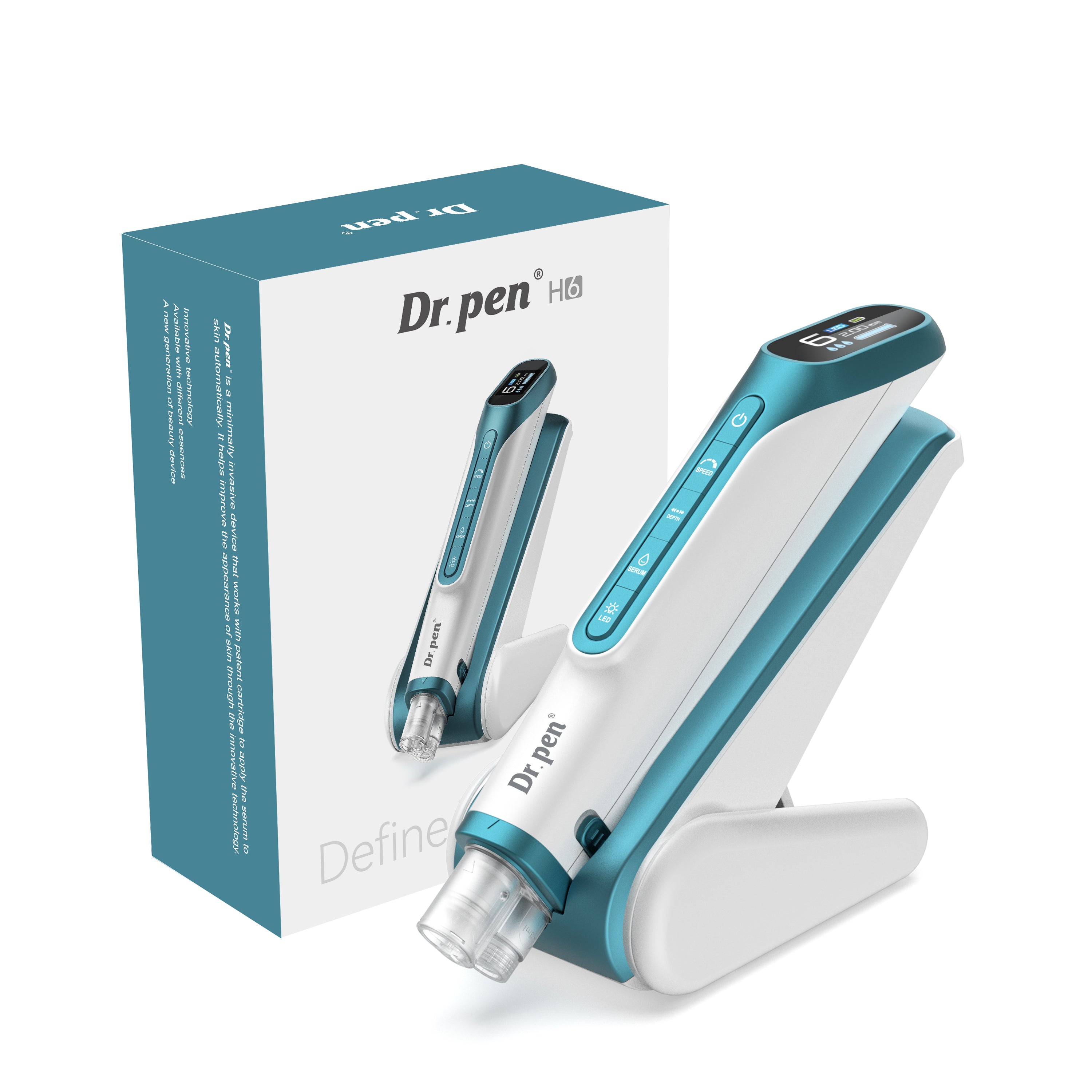 Dr pen H6 Advanced Serum Infusion Microneedling Pen With Cartridges Facial Mask
