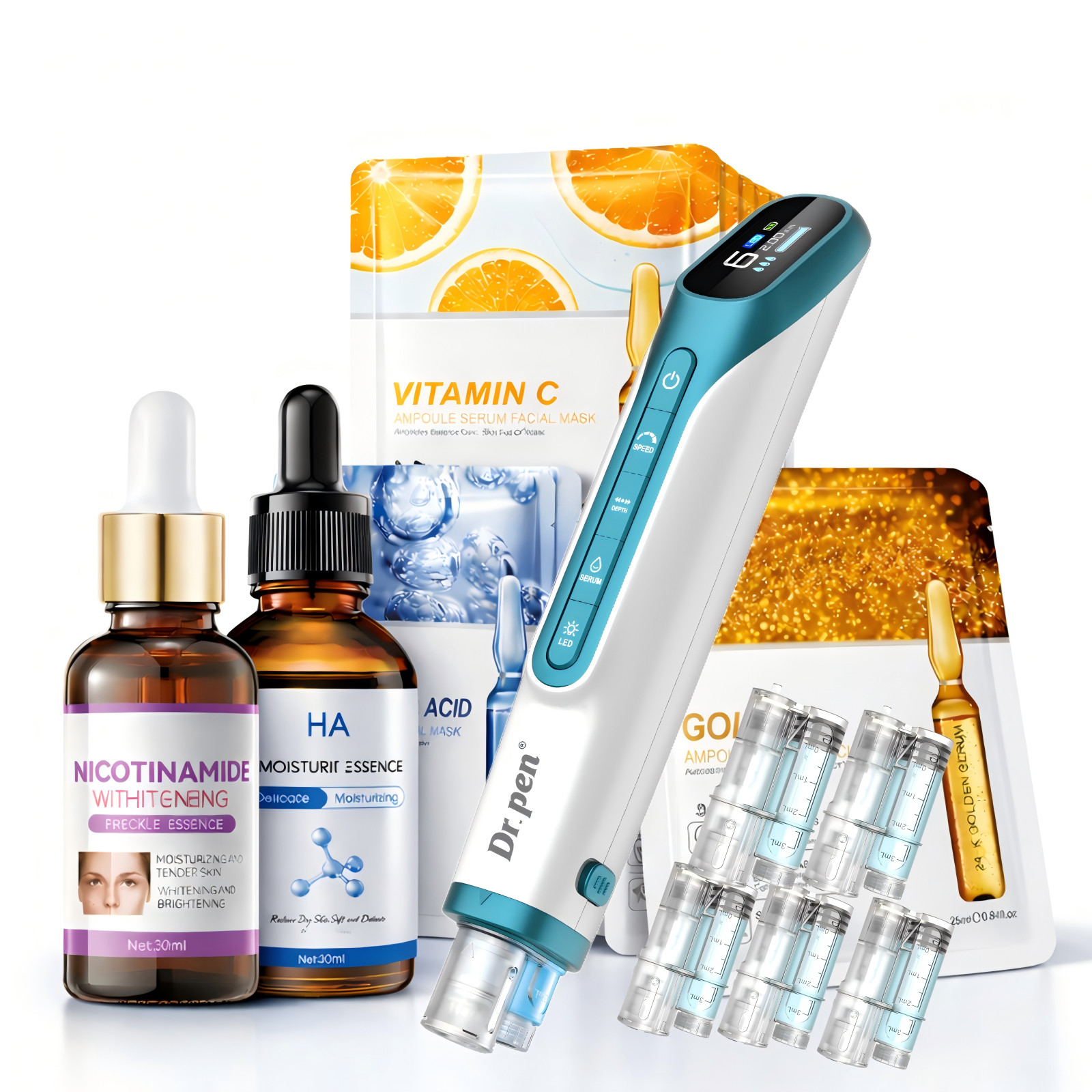 Dr Pen H6 Advanced Serum Infusion Microneedling Pen Facial Repair Mask