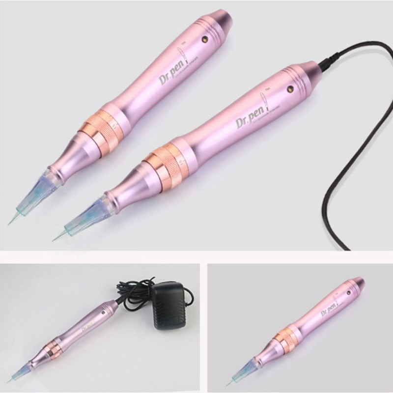 Electric Dr. Pen Ultima M7 Micro Needling Derma Pen - Including 10 Pcs 12 Cartridges