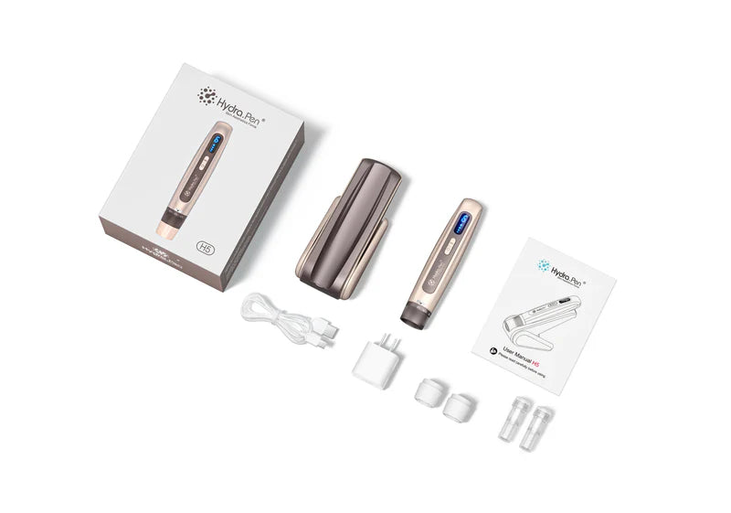 Hydra Pen H5 Pen All In One Microcurrent Microneedling Device+ 5 Cartridges and Facial Mask