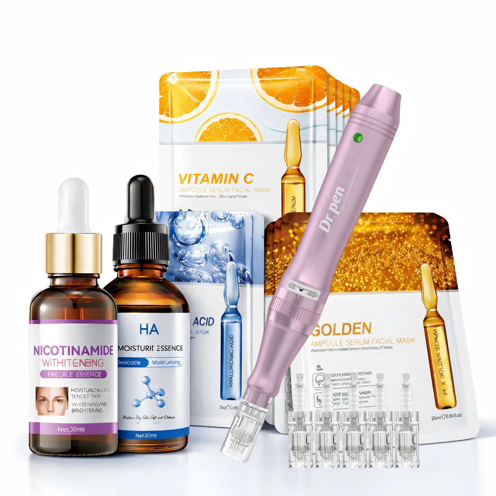 Dr. Pen M7 Complete Skincare Bundle Serum Facial Mask