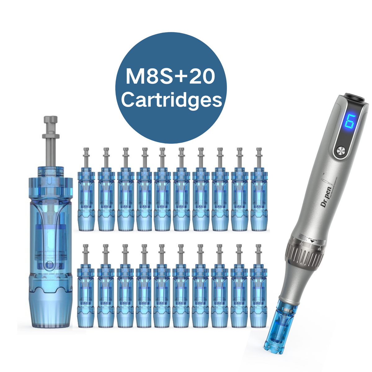 Dr. Pen M8S Microneedling Pen with 20PCS Cartridges Dr. Pen M8S Microneedling Pen with 20PCS Cartridges