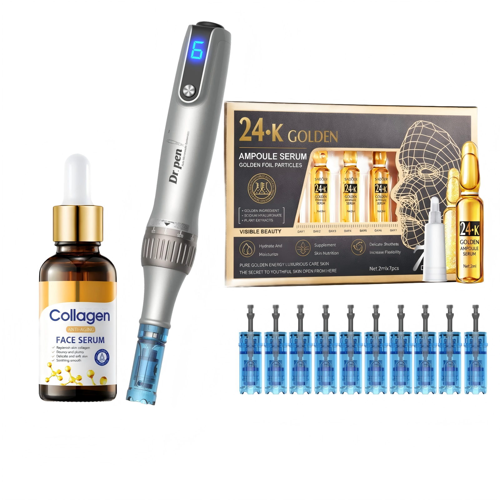 Dr. Pen M8S Microneedling Skincare Daily Hydration Routine