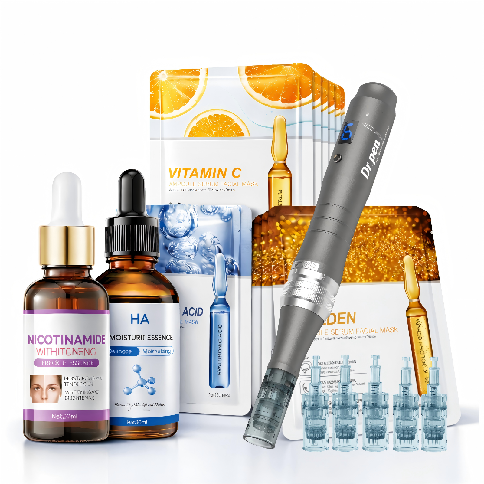 Dr. Pen Ultima M8 Microneedling Kit Serum Facial Mask