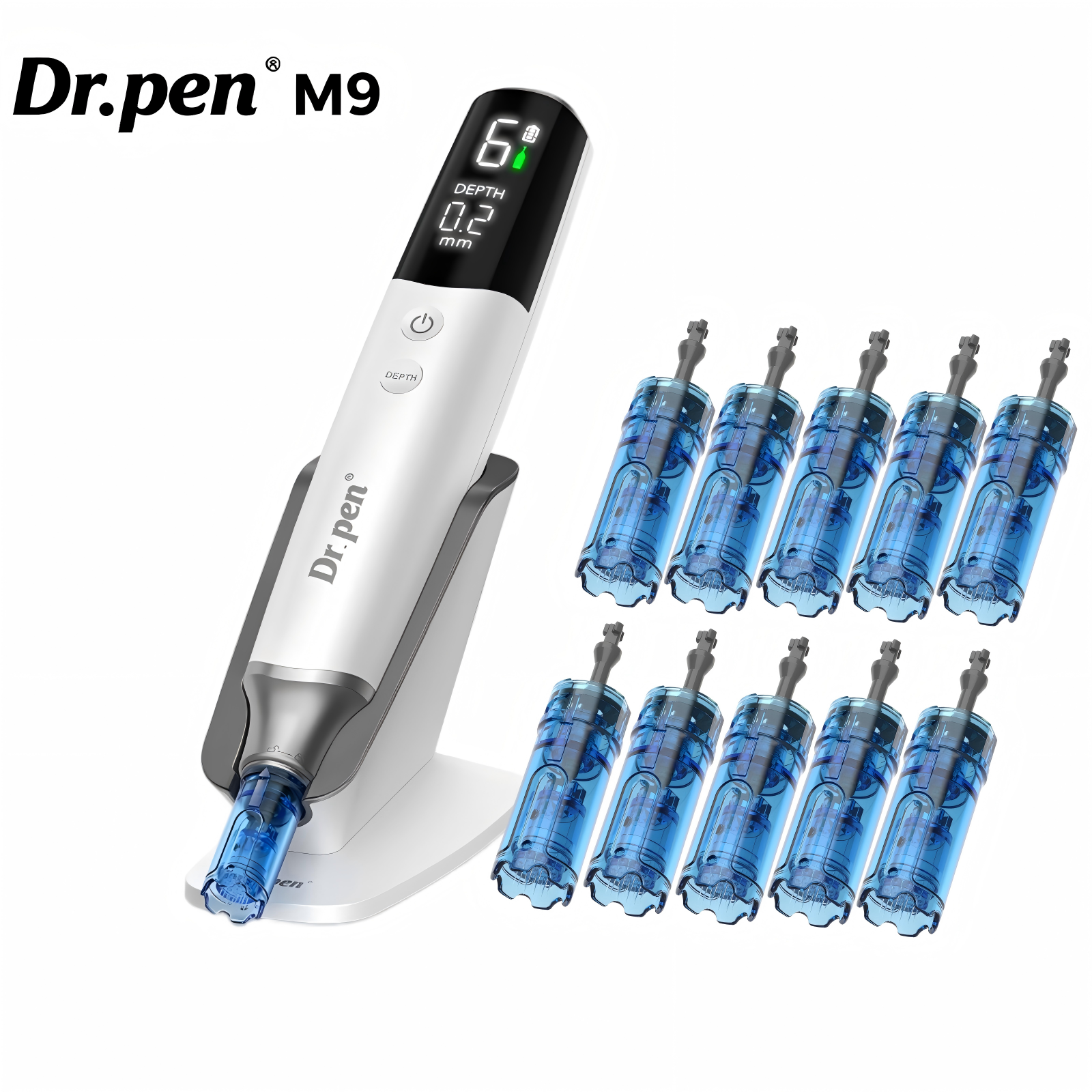 Dr. Pen M9 Pro Wireless Microneedling Pen With 10pcs Cartridges