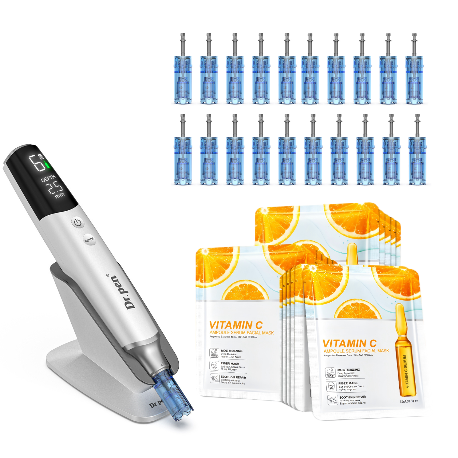 Dr. Pen M9 Microneedling Pen Cartridges Fcial Bundle