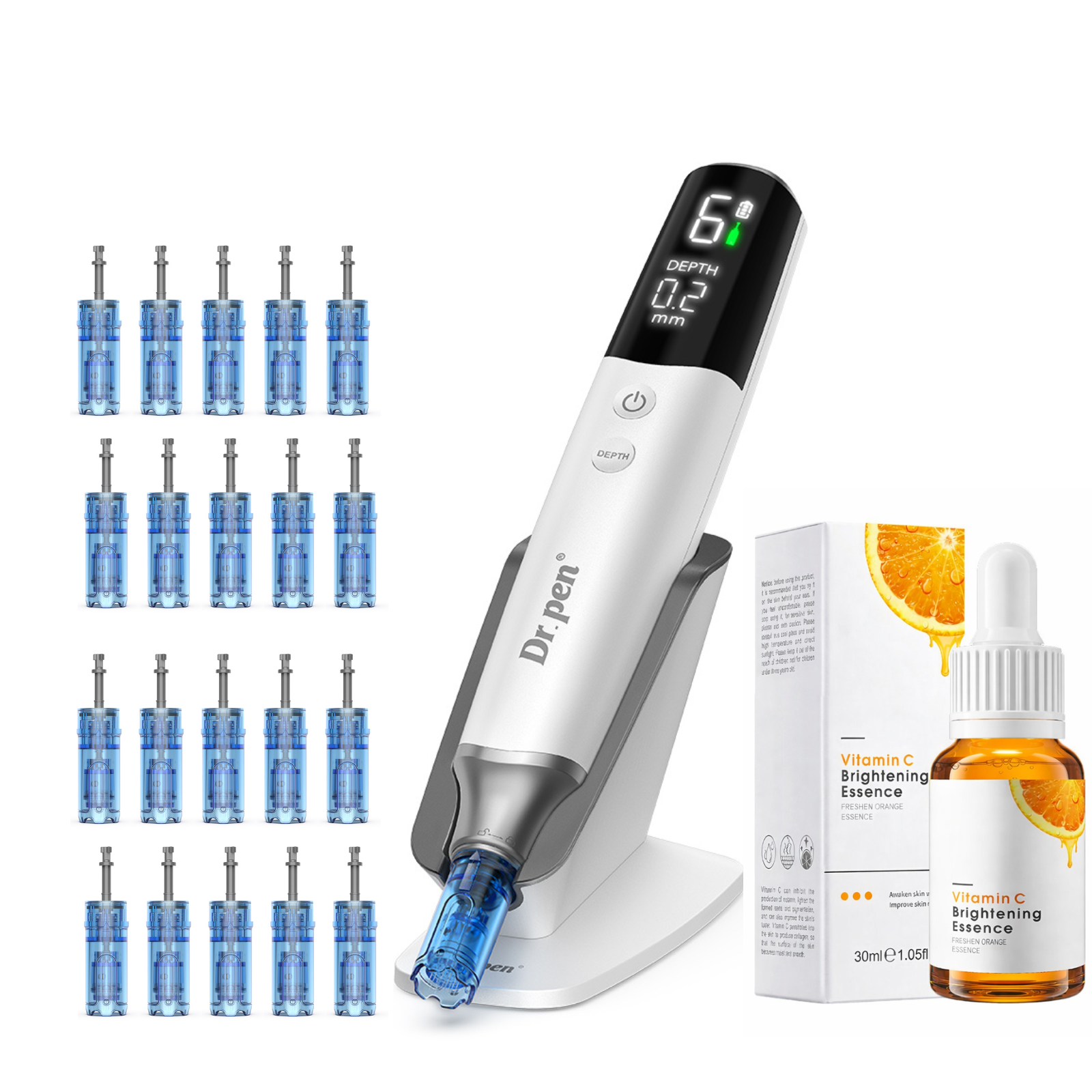 Dr. Pen M9 Microneedling Pen Cartridges Serum Bundle