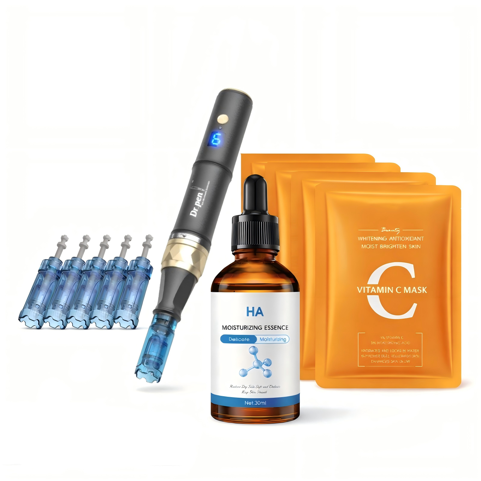 Dr. Pen A8S Ultima Pro Microneedling Pen 5 Cartridges+ 5 Face Mask